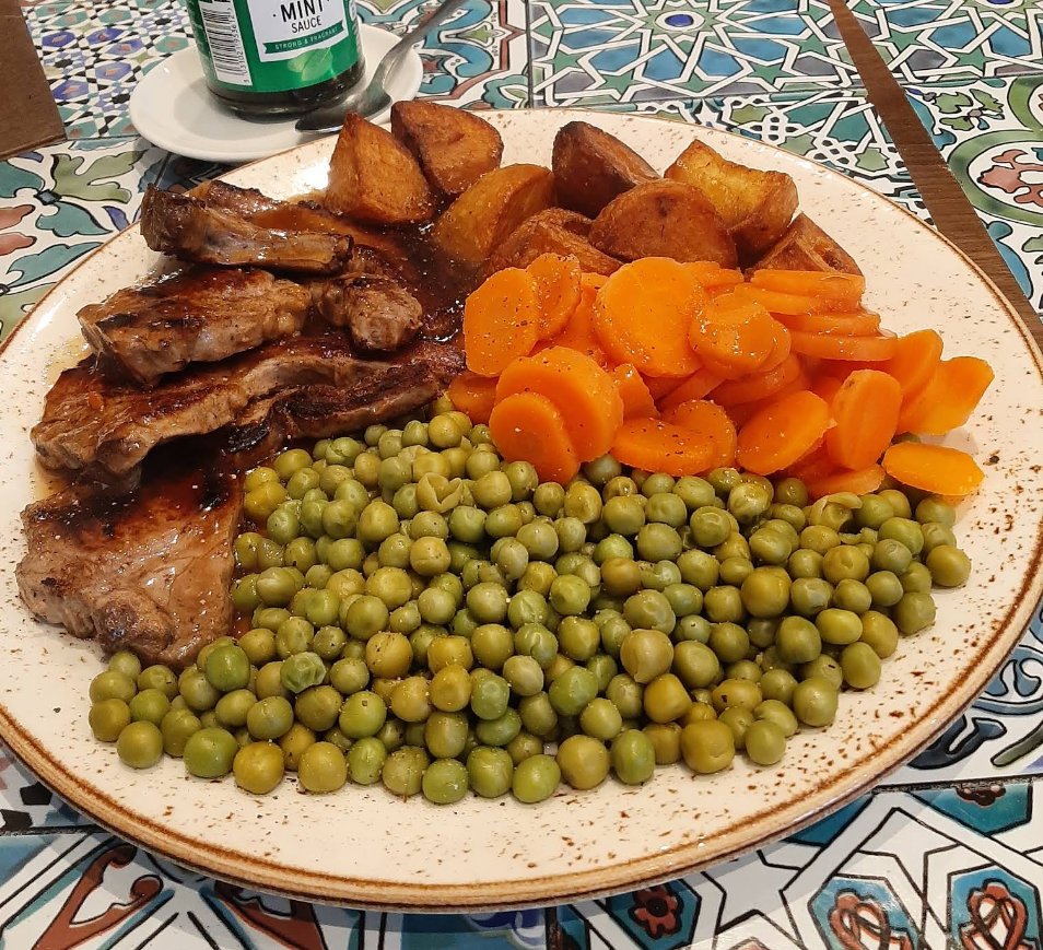 A serving of food at The Broadway Cafe